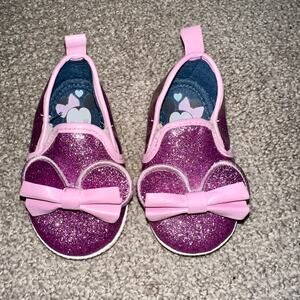 Disney Baby Pink Sparkle Minnie Mouse Shoes